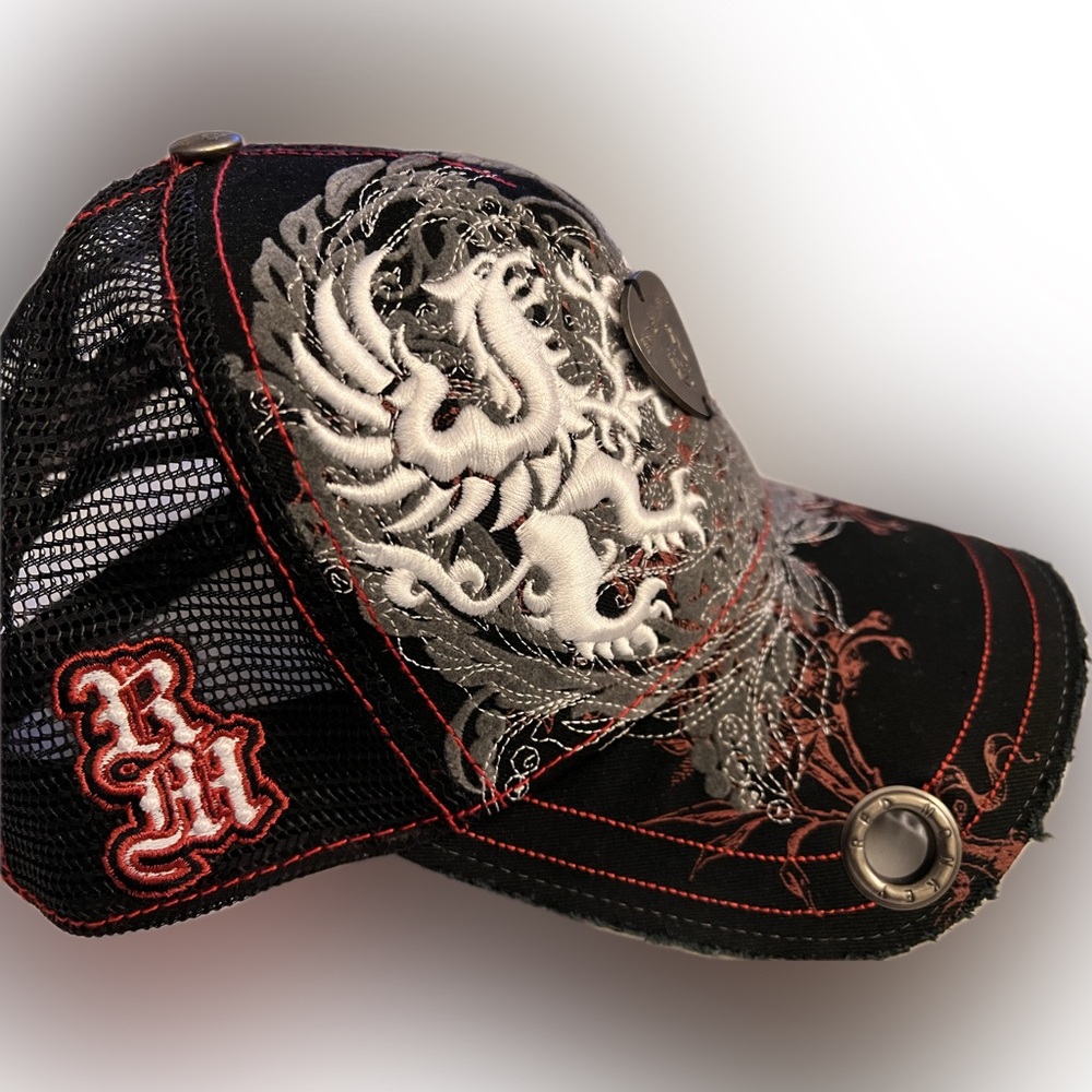 Red Monkey Double Falcon Cap - Picture 3 of 6